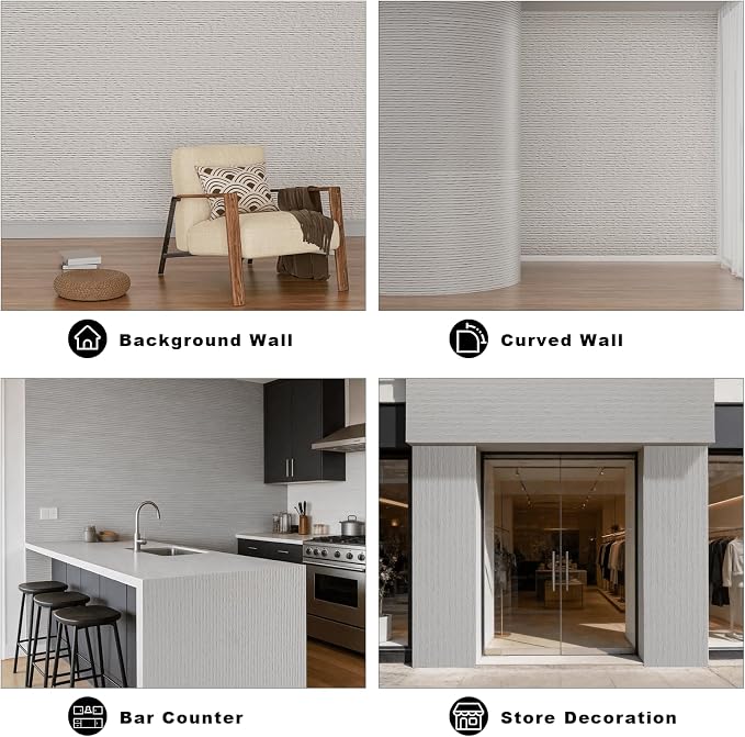 3D Wall Panels - Sample 7.9"x11.8" Faux Stone Peel and Stick Wall Covering - MCM Modified Clay Material for Home Art, Accent Brick, Modern Exterior/Interior Decoration - Image 4