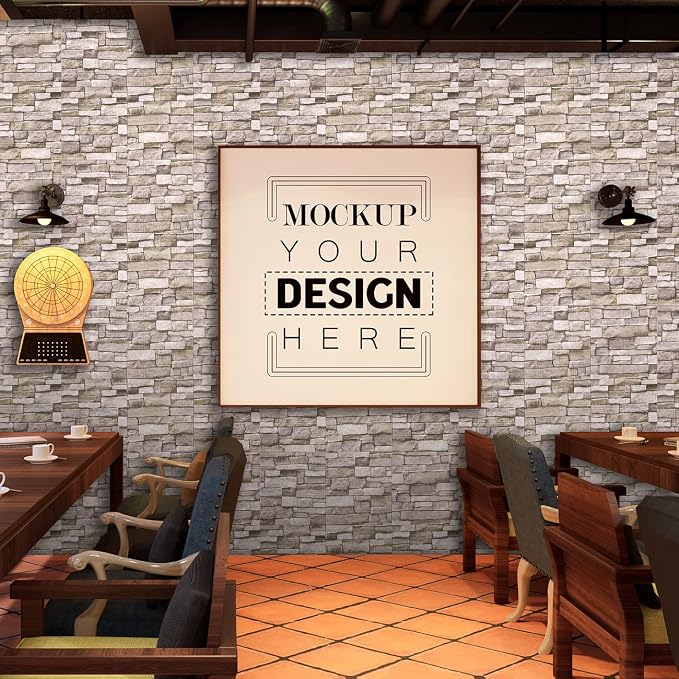 20PCS 3D Wall Panels Peel and Stick Foam 3D Brick Wallpaper Peel and Stick Faux Stone Wall Panel Self-Adhesive Wallpaper (20PCS, Rock Color) - Image 3