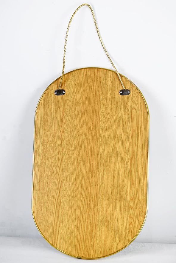 YCHMIR Oval Wall Mirror, Gold, Oval Shape - Image 6