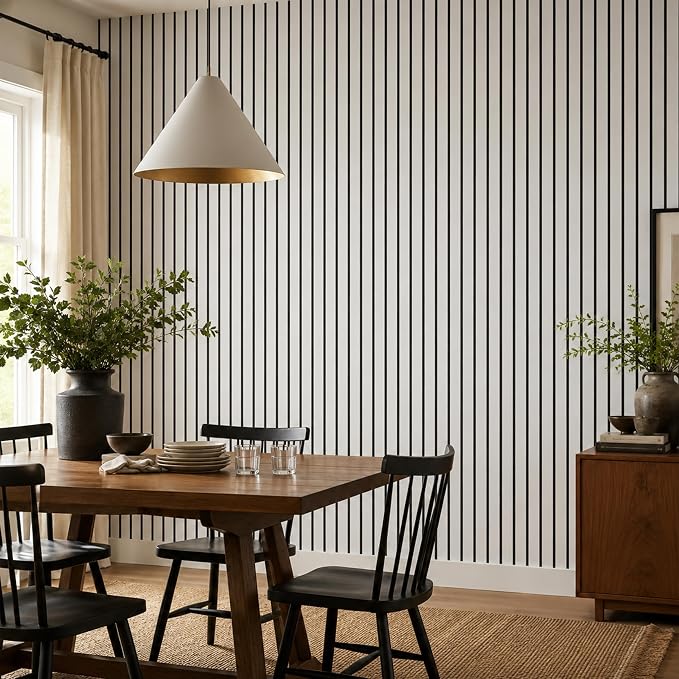 3D Wall Panels, Wood Grain Surface Peel and Stick, 19.7" x 118.1" | Self-adhesive wall panels peel and stick format works as peel and stick wallpaper for smooth indoor surfaces - Image 3