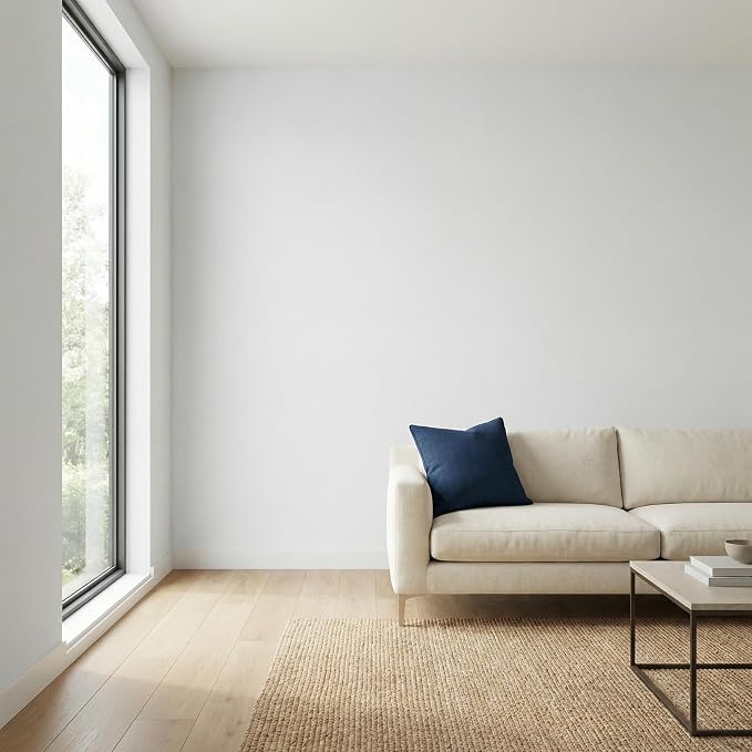WADILE Grasscloth Peel and Stick Wallpaper 15.7in x 787.4in, Textured Contact Paper for Cabinets, Faux Linen Wall Paper Pull and Stick, Fabric Vinyl Wallpaper Self Adhesive White | Textured contact paper, Faux linen, Vinyl material, Cabinets, Self adhe... - Image 4