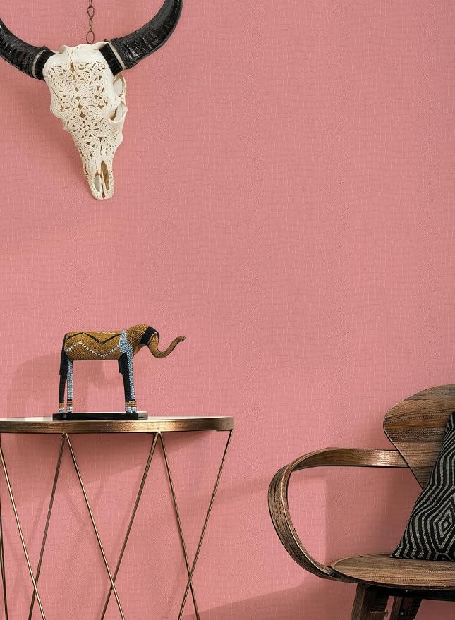 Zeeko Pink Coffee Crocodile Peel and Stick Wallpaper 17.3" x 118" | Textured Embossed Contact Paper Removable Waterproof Self Adheisve Wall Paper for Cabinet Bedroom Bathroom - Image 7