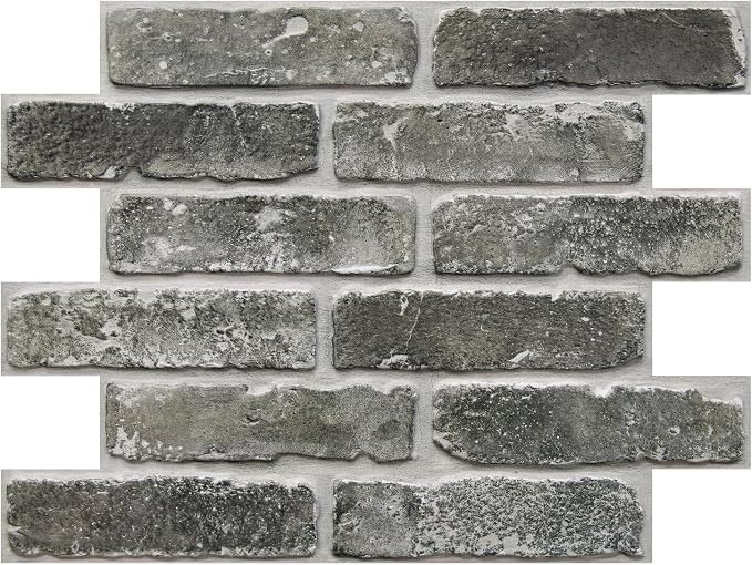 3D Faux Brick Wall Panels Peel and Stick, Designed for Quick DIY | 10 Pcs 15.7" x 11.8", Brick-Look, Ultra-Light PVC Fake Brick Wall Covering Tiles for Easy Wall Renovation, Cover 12.9 sq ft - Image 9