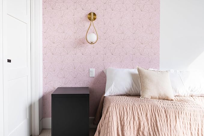 Peel and Stick Wallpaper Panels, Drawn to Nature, 8-Pack | 16 x 24 in panel size; Covers up to 21.33 sq ft; Vinyl peel & stick; No paste needed; Great for walls, shelves & cabinets. - Image 4