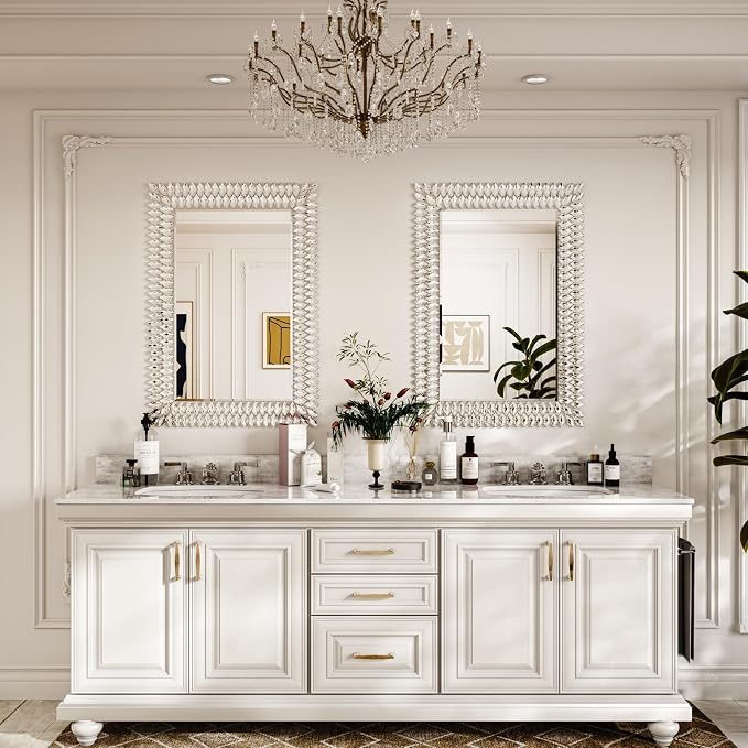 Kelly Miller 28"x40" Jeweled Luxury Rectangle Decorative Wall Mirror - Image 8