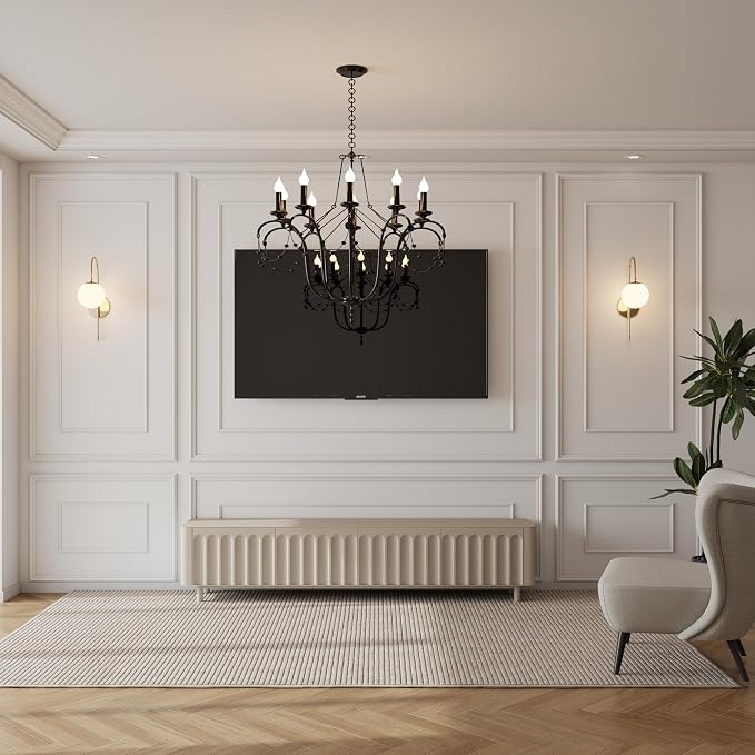 Pangda 3 Set Peel and Stick Wall Molding Kit Panel, 31x63in+78x63in | Premade, Wainscoting Accent Panel, Wall Moulding Kit, 3D, for Interior and Outer Layer, Ready to Assemble, Accent Molding - Image 6