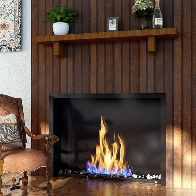 LACHEERY Dark Brown Wood Wallpaper Peel and Stick Wooden Slats for Wall Panel Wallpaper Removable Dark Wood Contact Paper for Cabinets Waterproof Vintage Vinyl Wall Paper Bedroom Bathroom 15.8"x80" - Image 3