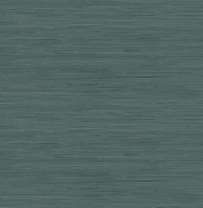 NuWallpaper x Society Social Peacock Classic Faux Grasscloth Peel & Stick Wallpaper, Teal by NuWallpaper