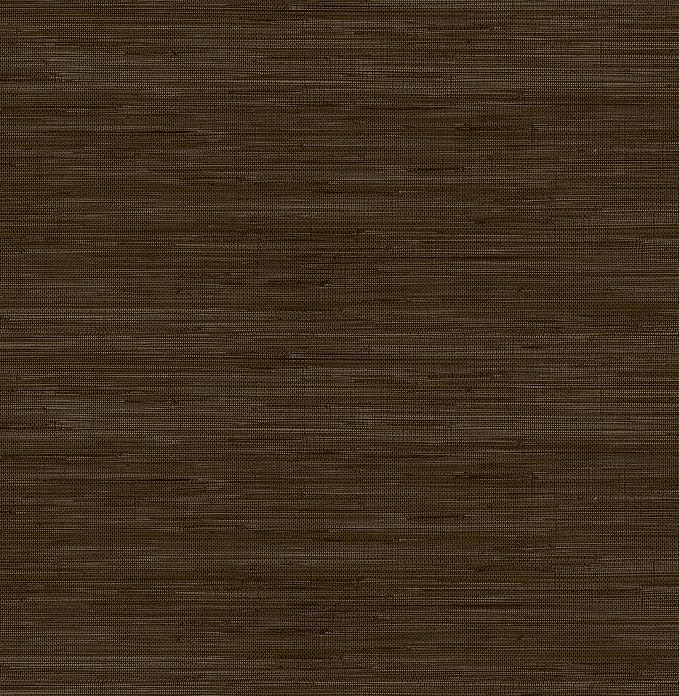 NuWallpaper x Society Social Brown Classic Faux Grasscloth Peel & Stick Wallpaper, SSS6010 by NuWallpaper