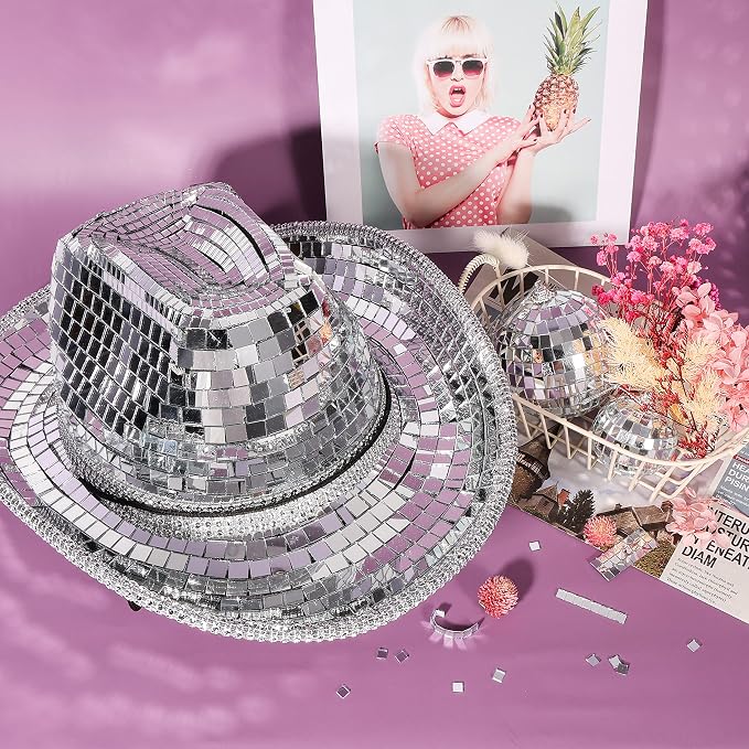 PP OPOUNT 4720 PCS Disco Ball Tiles, 5 x 5 mm Self-Adhesive Mirror Tiles - Image 2