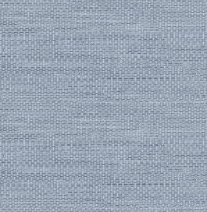 NuWallpaper x Society Social Classic Faux Grasscloth Peel and Stick Wallpaper, Mineral Blue by NuWallpaper