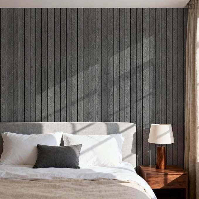 3D Wall Panels Peel and Stick 11.8" x 7.9", 20 Pack | Thick PVC Foam, Wood Grain Panels, Self-Adhesive, For Bedroom Living Room Accent Wall, Non-Real Wood - Image 4