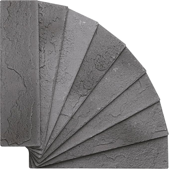Faux Brick Wall Tile, 3D Thin Brick Veneers (2, Vintage Grey) - Image 3