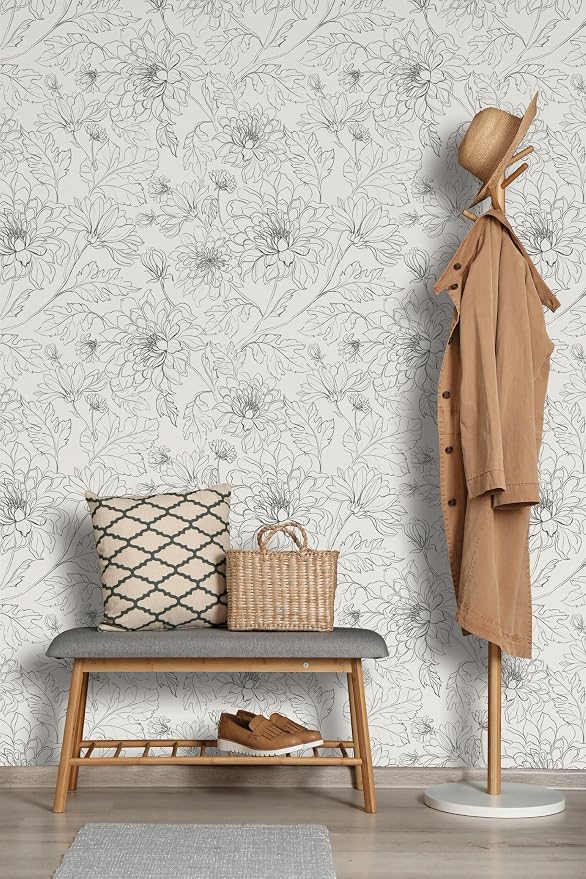 Peel and Stick Wallpaper Roll, Impossible 2 Forget Design | 17.5 x 216 in roll; Covers 26.25 sq ft; Vinyl peel & stick; No paste needed; Great for walls, shelves & cabinets. - Image 7