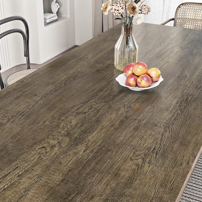 WESTICK Brown Wood Contact Paper Peel and Stick Countertops Waterproof Wood Wallpaper Self Adhesive Wooden Contact Paper Rustic Wooden Grain Vinyl Wrap for Tables Desk Kitchen Cabinets 78" x 15.8" - Image 2