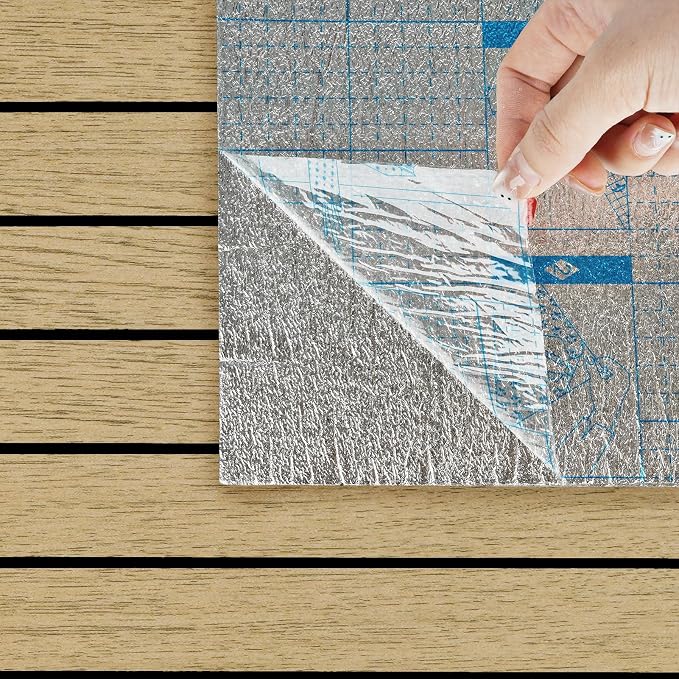 Oak Brown Wood Wall Panels Peel and Stick Fluted Slat Wall Paneling Flexible Acoustic Wood Walls Panels 11.8"x197" Self Adhesive Natural Slat Wooden Panel Wallpaper for Living Room Basement - Image 6