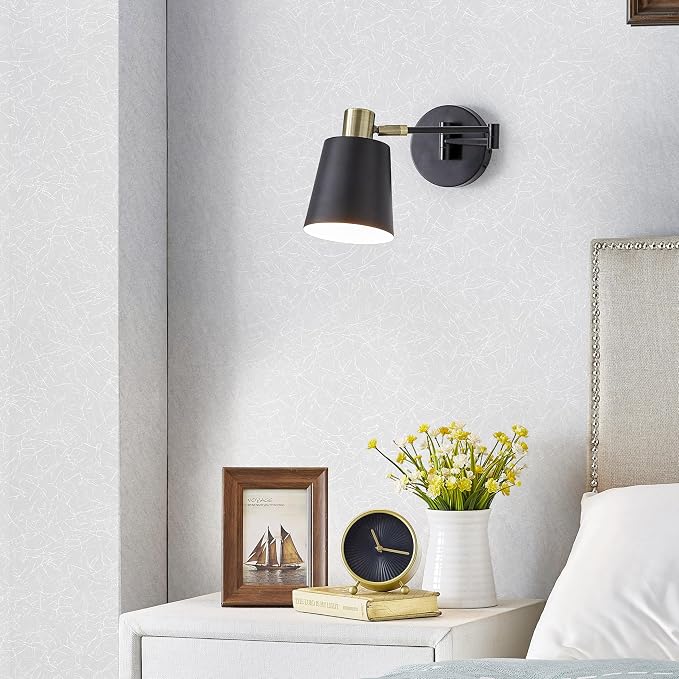 Safiyya 17.3 inch X 393 inch Peel and Stick Wallpaper White Silk Textured Wallpaper Modern Solid Color Removable Wall Paper Waterproof Contact Paper for Walls Vinyl Rolls - Image 5