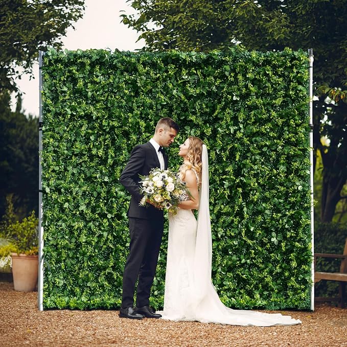 Artificial Luxury‌ Flower Wall Panels, Gorgeous 3D Silk Floral Backdrop for Wedding, Baby Show, Party and Home Decor, Quick Assembly/Storage, Both Eco ＆ Pet Friendly, 8ft*8ft - Image 2