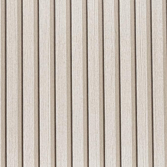 Wood Slat Peel and Stick Wallpaper - 17.5"x500" Extra Long Textured Faux Wood Self-Adhesive, Waterproof Removable Wall Panel for Bedroom, Kitchen, Accent Wall - Easy Install by LOVADA