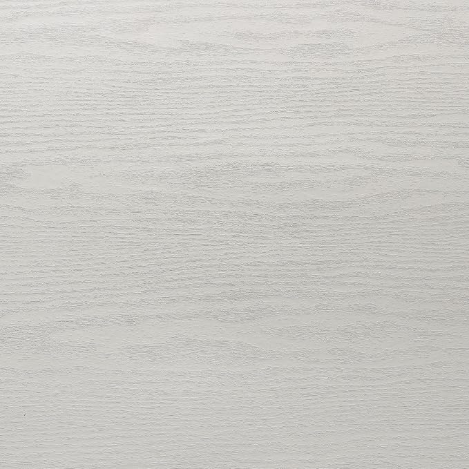 Peel and Stick Wallpaper White Wood Wall Paper - 17.5 x 500 Inch Self Adhesive Wallpaper Peel and Stick, Easy to Paste Wall Contact Paper for Stand Liner, Table and Door Makeover Decor - Image 7