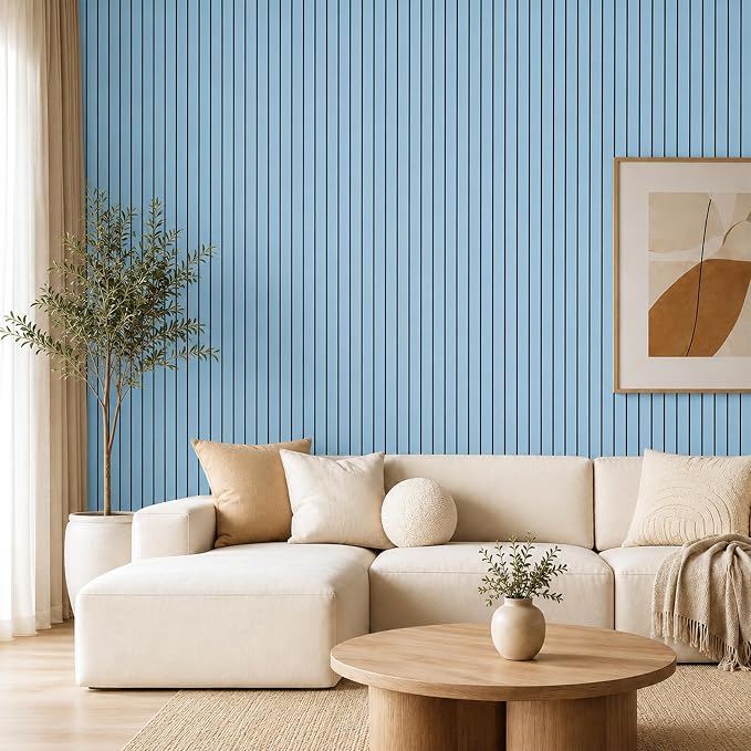 3D Wall Panels, Wood Grain Wall Covering, 19.7" x 118.1" | Self-adhesive peel and stick wood panels with raised textures for interior wall decor and smooth painted walls - Image 3
