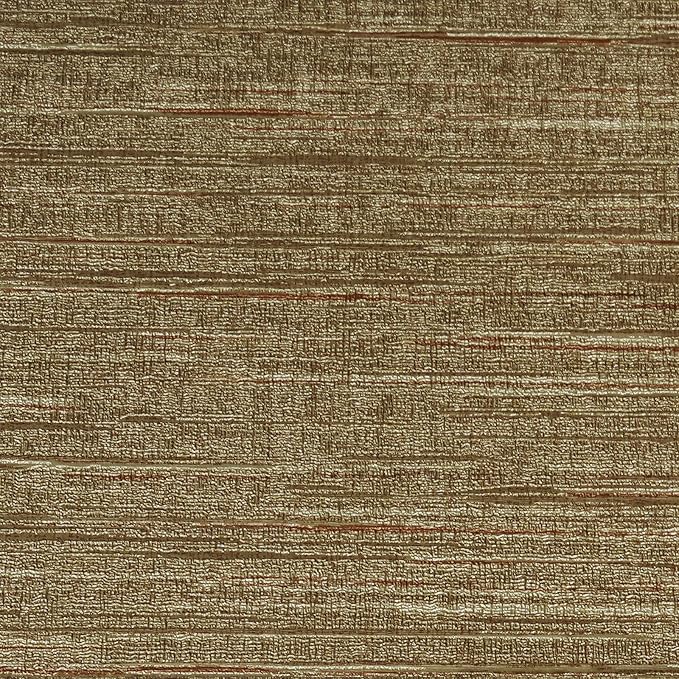 Livelynine 15.8x197 Vintage Gold Peel and Stick Wall Paper Textured Grasscloth Gold Wallpaper for Bathroom Accent Wall Kitchen RV Sticky Golden Self Adhesive Contact Paper for Furniture Dresser Walls - Image 5