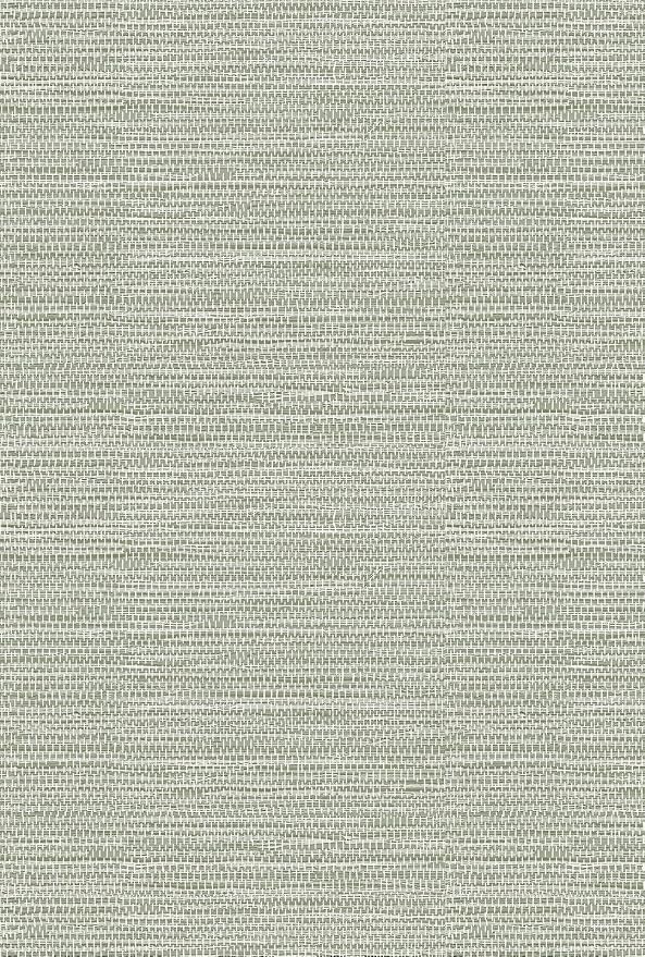 HueBurst Green Grasscloth Peel and Stick Wallpaper 17.3" x 394" Renter Friendly Neutral Textured Grassweave Wallpaper Self Adhesive Removable for Bathroom Bedroom - Image 7