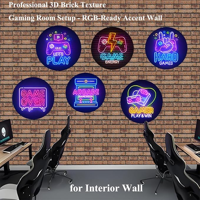 3D Brick Wall Panels Peel and Stick,10Pcs Self Adhesive PVC Tiles | 11.81*11.81 Inch, Waterproof, Self-Adhesive Wall Tiles, Wallpaper for Accent Walls, Kitchen, Bathroom, Bedroom, Office Decor - Image 7