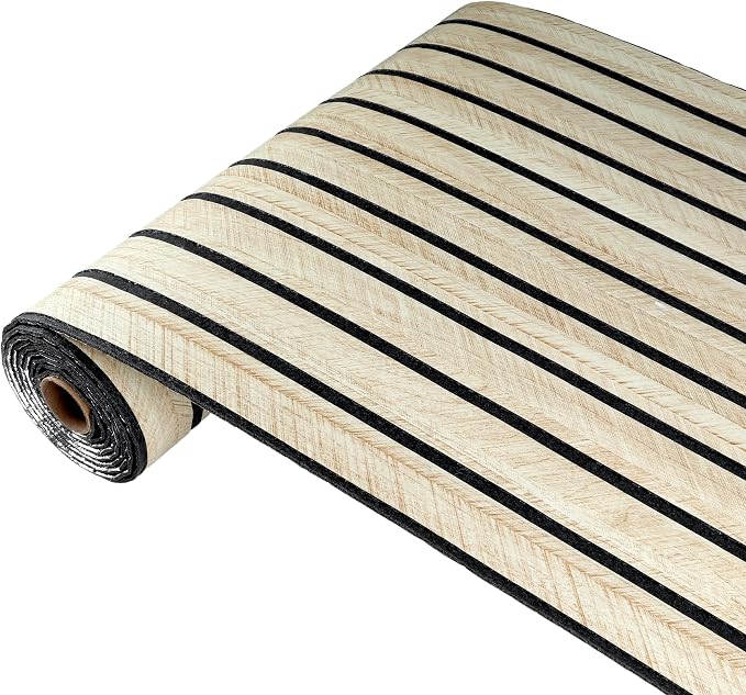 3D Wall Panels, Peel and Stick Wood Grain, 19.7" x 118.1" | Self-adhesive PVC and XPE wall panels with 4.5mm raised wood grain texture for clean, smooth interior walls by PGVALXOR