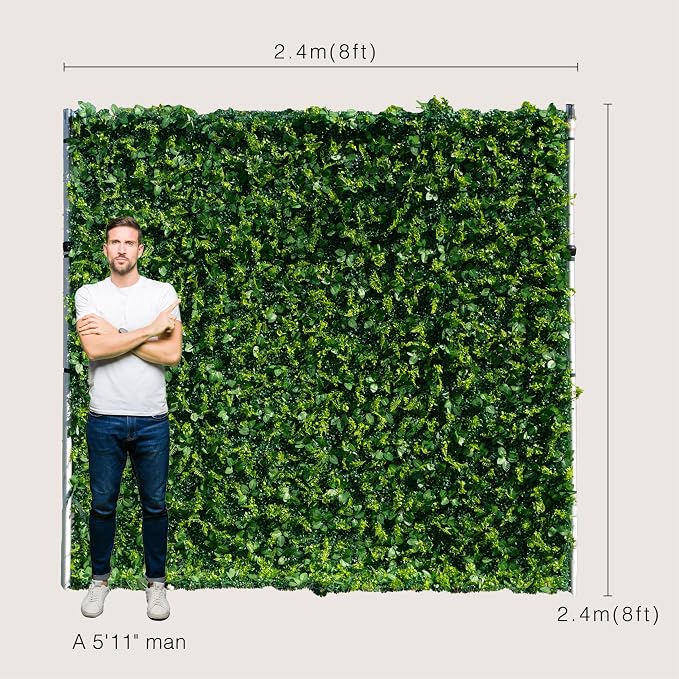 Artificial Luxury‌ Flower Wall Panels, Gorgeous 3D Silk Floral Backdrop for Wedding, Baby Show, Party and Home Decor, Quick Assembly/Storage, Both Eco ＆ Pet Friendly, 8ft*8ft - Image 6