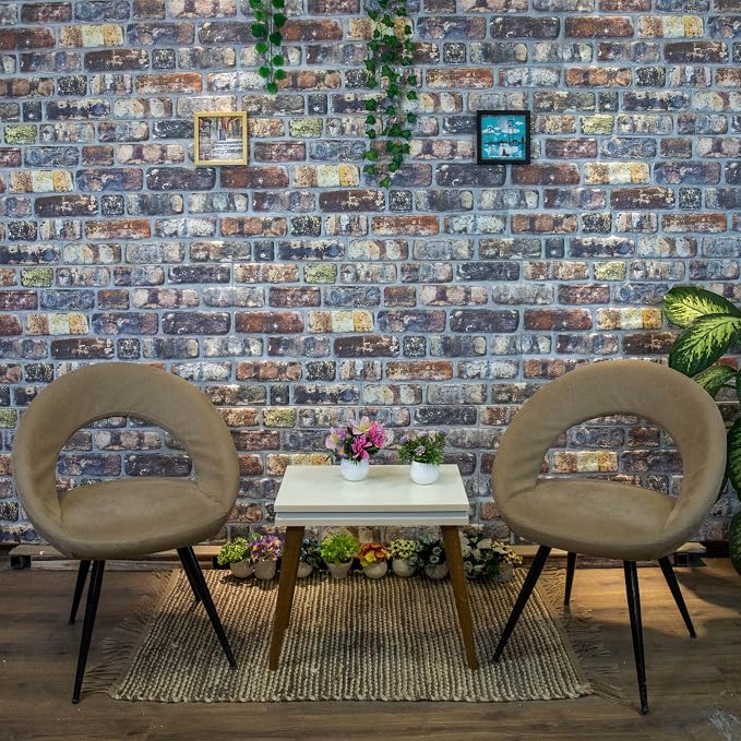 Dundee Deco 3D Wall Panels Faux Brick - Cladding, Multicolored Stone Look Wall Paneling, Styrofoam Facing for Living Room, Kitchen, Bathroom, Balcony, Bedroom, Set of 10, Covers 54 sq ft - Image 4
