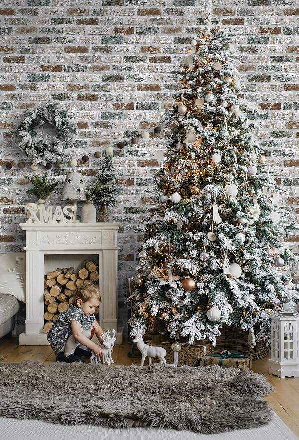 Guvana 17.3"×787" Brick Peel and Stick Wallpaper Brick Contact Paper | Red/Blue/Grey Self Adhesive Wallpaper 3D Brick Texture Contact Paper Vintage Removable Wall Paper for Livingroom Decor - Image 4
