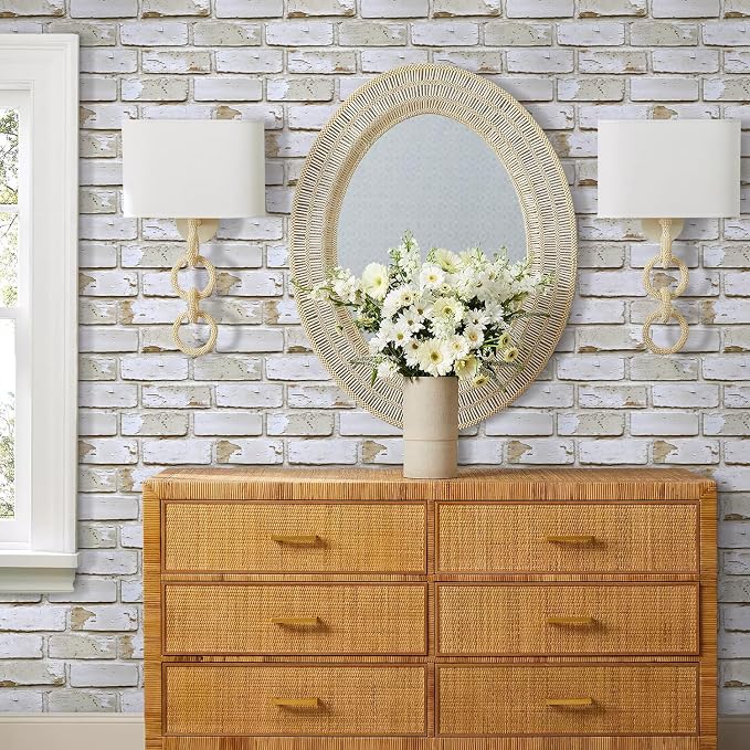 Commomy 3D Brick Wall Panels Peel and Stick 10 pcs 11.8" x 11.8" | Small Size Thin PVC Faux Brick Backsplash for Kitchen,Bedroom,Quick Interior Home Wall Decor(Covers 9.7 sq.ft) - Image 8