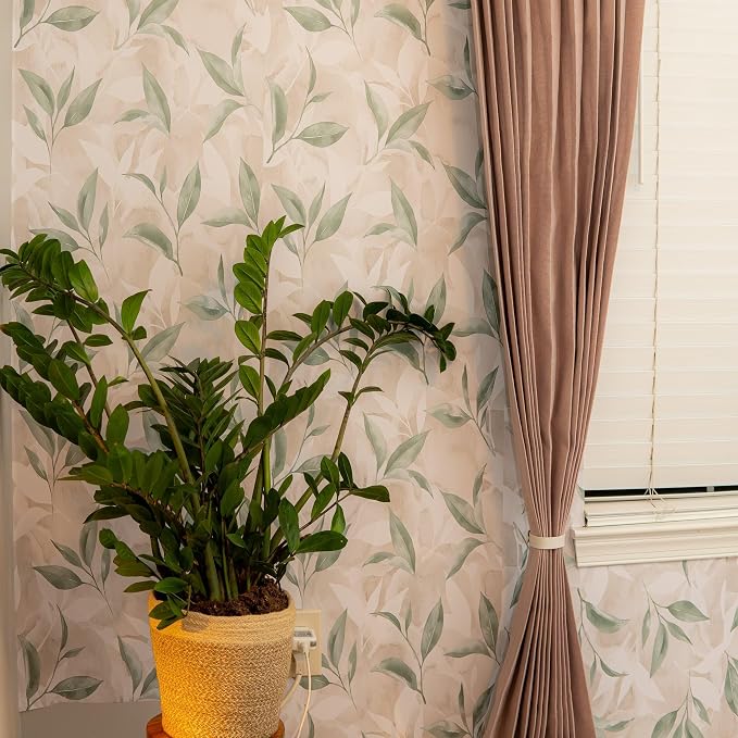 Peel and Stick Wallpaper Roll, It's Grow Time Design | 17.5 x 216 in roll; Covers 26.25 sq ft; Vinyl peel & stick; No paste needed; Great for walls, shelves & cabinets. - Image 2