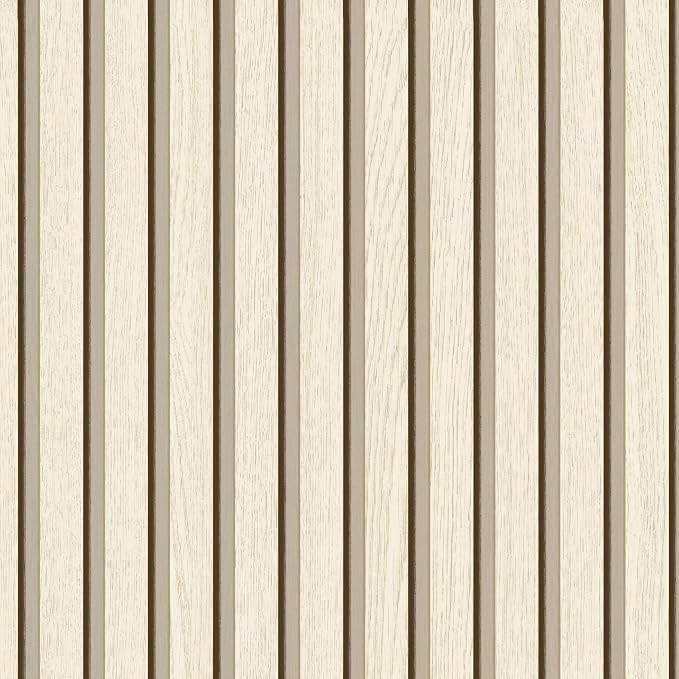 myforHD Wallpaper Peel and Stick Wood Grating Stripe Self-Adhesive Wallpaper Faux Wood Contact Paper Wood Slats Self Adhesive Wall Paper PVC Vinyl Film Removable Waterproof 17.3" x 393" by myforHD