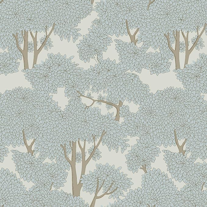 Neutral Forest Jungle Tree Peel and Stick Wallpaper Modern Waterproof Woodland Wall Mural for Bathroom Bedroom Home Wall Decor 17.7" x 78.7" by HomKihapaiWallpaper