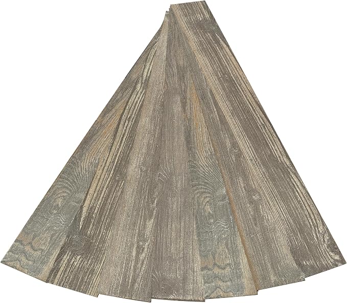 Real Wood Wall Planks-5" White Shiplap Panel Peel and Stick 10Pack 12.5SqFt | 5in wide solid wood shiplap planks-easy DIY wall shiplap panels Perfect for accent wall,backsplash,bedroom, living room by Luxdecor