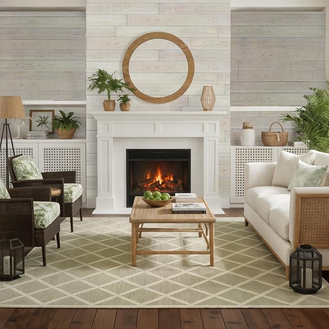 Real Wood Wall Planks-5" White Shiplap Panel Peel and Stick 10Pack 12.5SqFt | 5in wide solid wood shiplap planks-easy DIY wall shiplap panels Perfect for accent wall,backsplash,bedroom, living room - Image 6