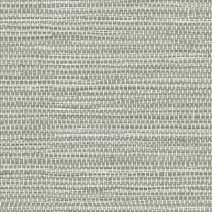 JiffDiff Grasscloth Wallpaper Peel and Stick Cream Grassweave Peel & Stick Textured Wallpaper Self Adhesive Contact Paper 17.3"x472" by wallpaper