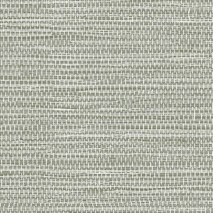 JiffDiff Grasscloth Wallpaper Peel and Stick Cream Grassweave Stick on Wallpaper Textured Self Adhesive Contact Paper 17.3"x118" by wallpaper