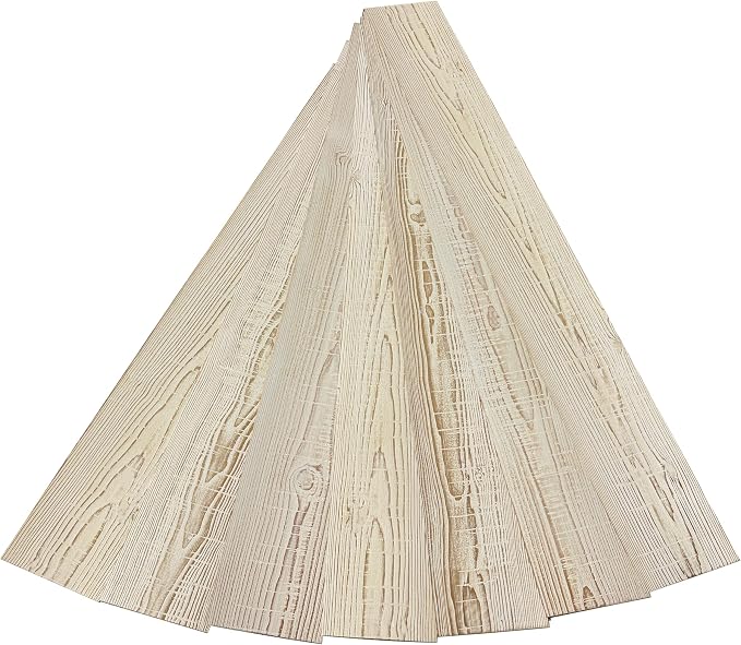 Real Wood Wall Planks-5" White Shiplap Panel Peel and Stick 10Pack 12.5SqFt | 5in wide solid wood shiplap planks-easy DIY wall shiplap panels Perfect for accent wall,backsplash,bedroom, living room - Image 6