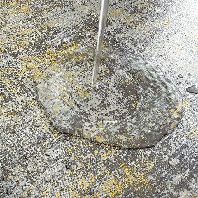 JiffDiff Vintage Metallic Peel and Stick Wallpaper Industrial Metallic Concrete Wall Paper Modern Stick on Wallpaper Self Adhesive Contact Paper(17.3" x 800" Light Gray) - Image 4