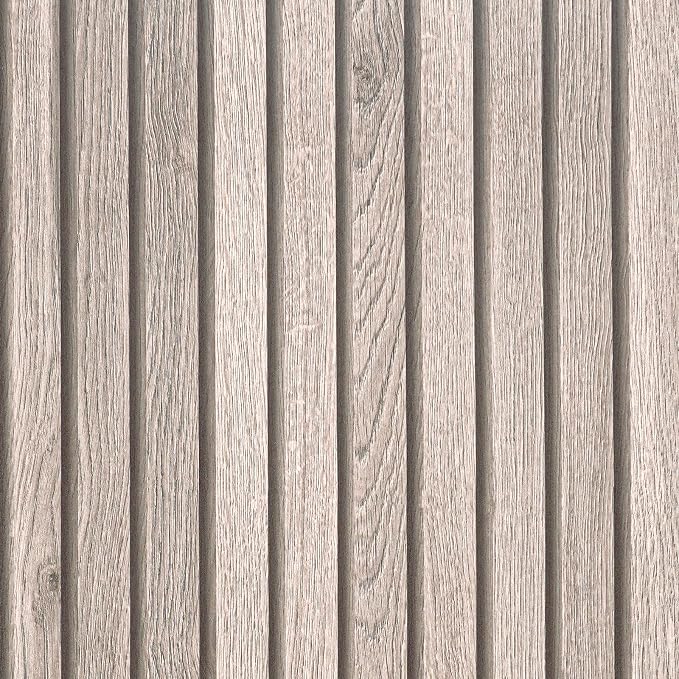 VEELIKE Rustic Grey Oak Wood Slat Peel and Stick Wallpaper 24''x118'' Faux Wood Panel Wallpaper for Accent Walls Self Adhesive Waterproof Wooden Grain Contact Paper Slat Paneling for Kitchen Bedroom by VEELIKE