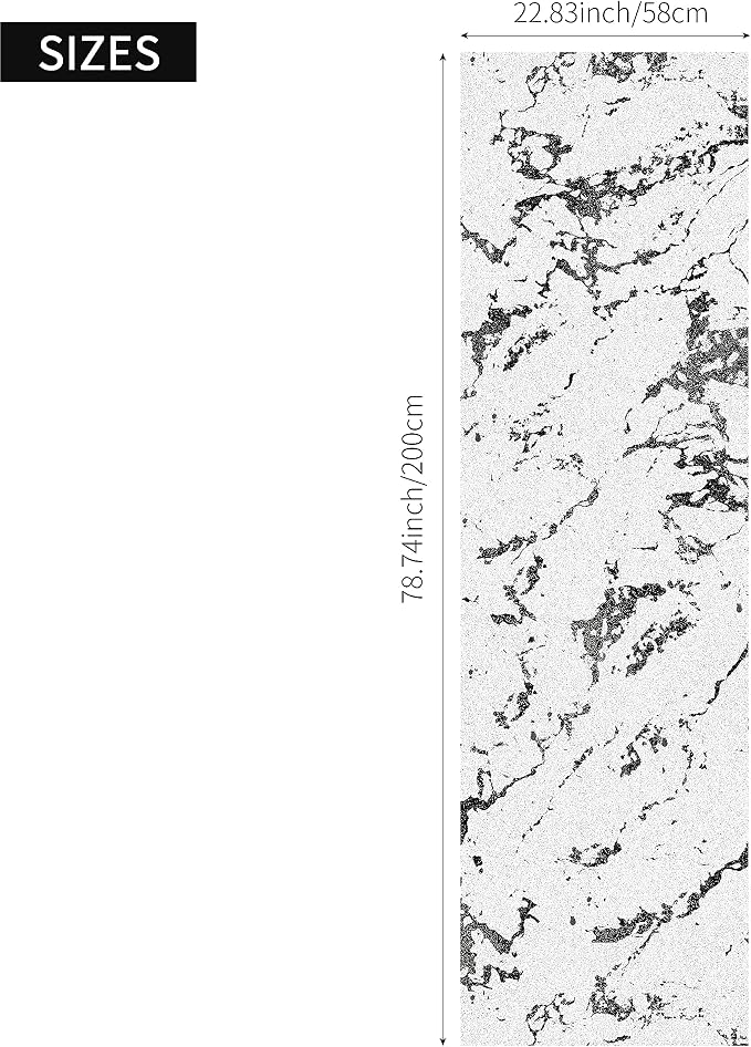 LiveInUrban Vintage Foxed Paint Antique Chrome Reflective Style Wallpaper, Grunge Peel and Stick Contact Paper for Wall Furniture Vanity Dresser Home Decor, 22.83"x78.74" - Image 7