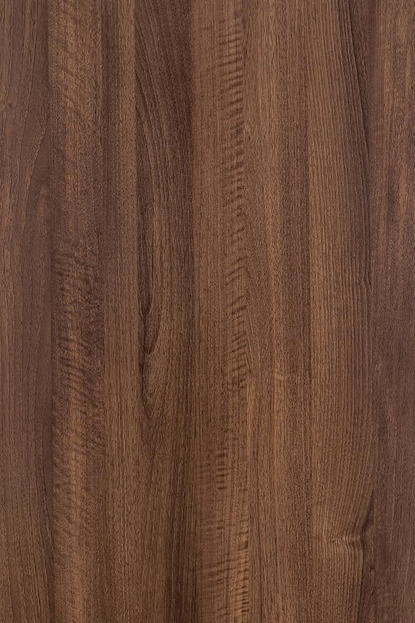 Walnut Wood Contact Paper 16x591 inch Dark Brown Wood Grain Wallpaper Peel and Stick Matte Thicken Wooden Look Vinyl Wallpaper Removable Self-Adhesive Paper for Furniture Decor DIY Wall Covers by HolomeyWallpaper