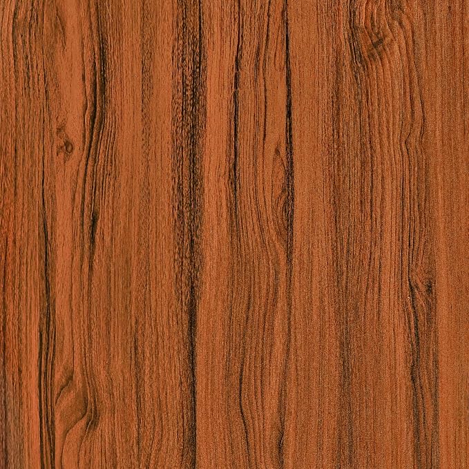 Wood Grain Contact Paper 17.3"x120" Cherry Wood Look Peel and Stick Wallpaper Vintage Removable Self Adhesive Vinyl Faux Wood Wallpaper for Cabinets Countertops Covering by Qianglive