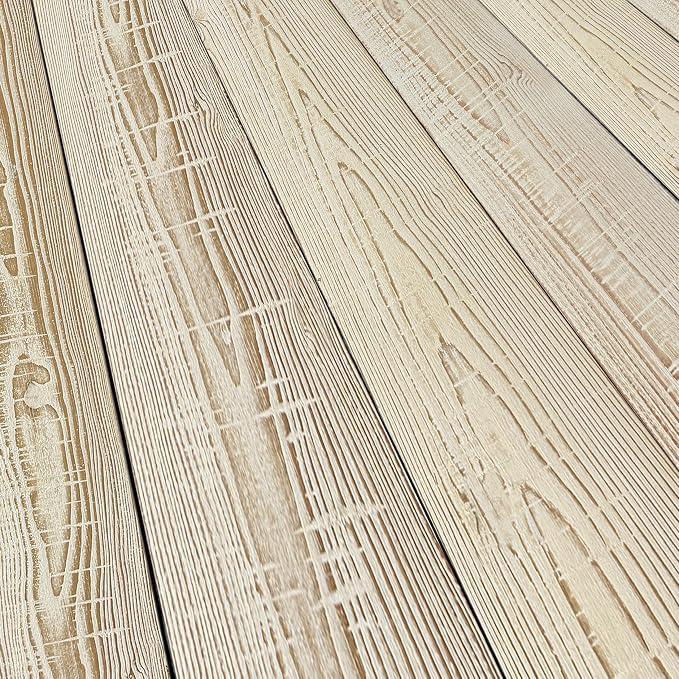 Real Wood Wall Planks-5" White Shiplap Panel Peel and Stick 10Pack 12.5SqFt | 5in wide solid wood shiplap planks-easy DIY wall shiplap panels Perfect for accent wall,backsplash,bedroom, living room - Image 3