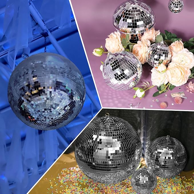 PP OPOUNT 2360 PCS Disco Tiles, 5 x 5 mm Self Adhesive Mirror Tiles - Image 2