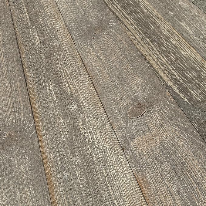 Real Wood Wall Planks-5" White Shiplap Panel Peel and Stick 10Pack 12.5SqFt | 5in wide solid wood shiplap planks-easy DIY wall shiplap panels Perfect for accent wall,backsplash,bedroom, living room - Image 4