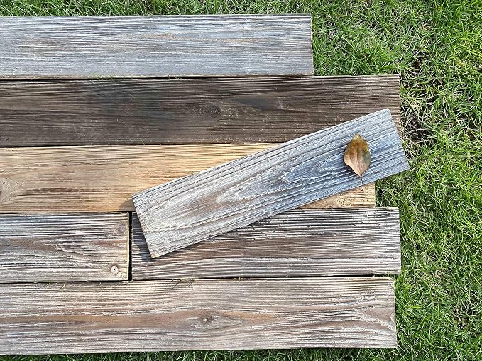 Peel & Stick Wood Wall Panels - Real Solid Planks, Rustic Reclaimed Barn Wood, Brown & Gray Combinations - 3 sq. ft - Image 5
